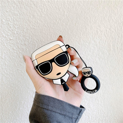 Compatible with Apple, Cartoon Cute Character Airpods 1 2 Generation Protective Box