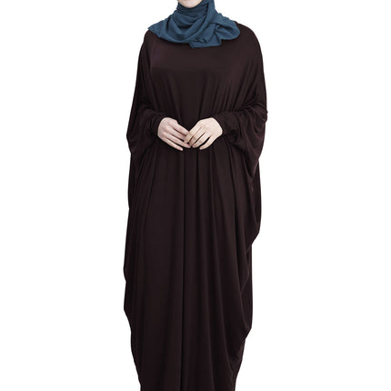 Arab Muslim Casual Clothing Multi-color Bat Sleeve Robe