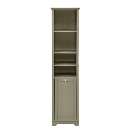 64 Inch High Bathroom Storage Cabinet For Small Space For Living Room, Bathroom, Home Office, Kitchen