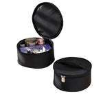 Trousse de maquillage grande capacité eprolo avec design de couronne, rangement spacieux pour produits de beauté.