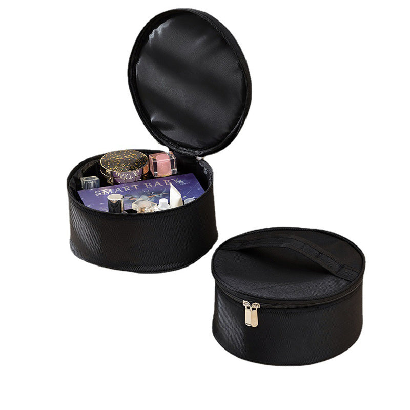 Trousse de maquillage grande capacité eprolo avec design de couronne, rangement spacieux pour produits de beauté.