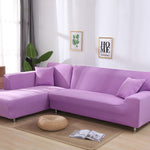Housse de canapé solide eprolo en tissu extensible, couverture complète pour sofa et coussins, ajustement serré et élégant.