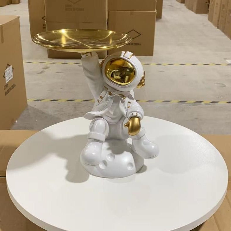 Ornement de cabinet à vin scandinave créatif en forme d'astronaute pour salon, entrée ou salle de séjour, décor intérieur eprolo