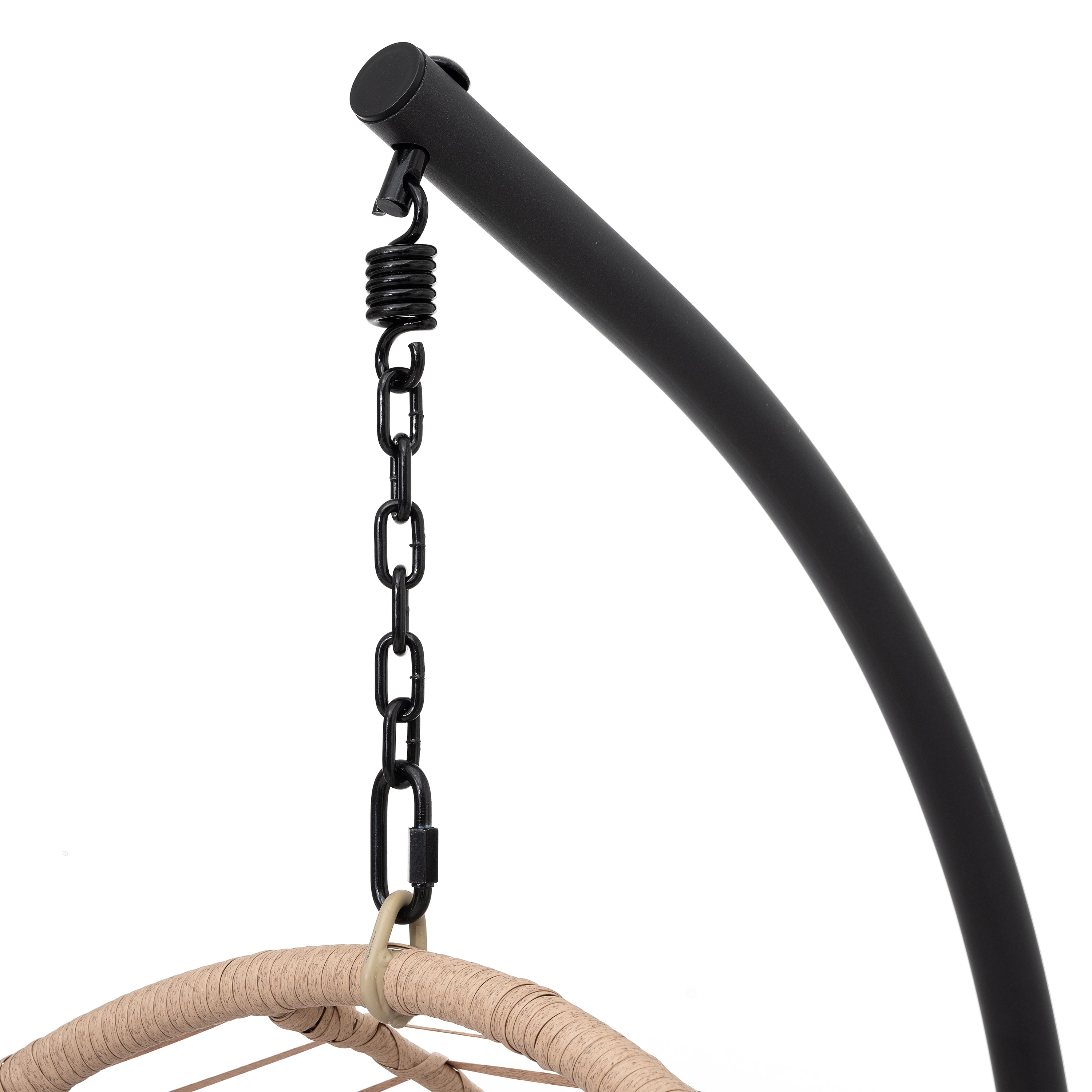 Chaise suspendue œuf d'intérieur et extérieur eprolo, fauteuil suspendu confortable avec coussin rembourré pour la détente.