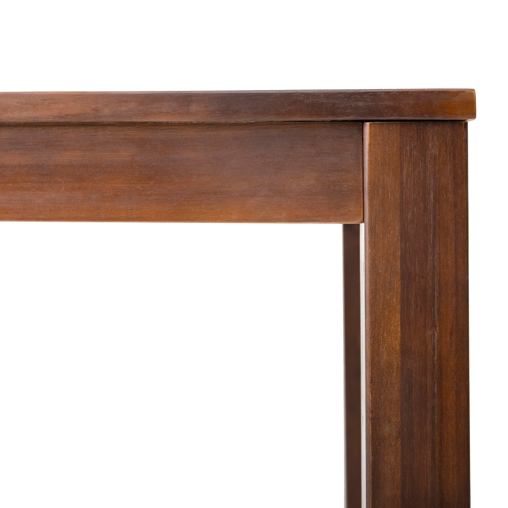 Table MANILA de 69 pouces d'eprolo avec surface en bois clair et pieds en métal noir, moderne et élégante.