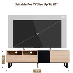Meuble TV moderne en bois avec rangements, conçu par eprolo, pour un salon élégant et pratique.