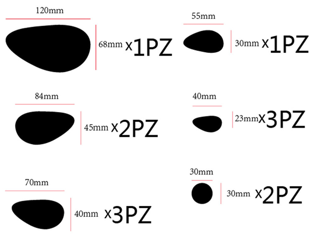 Autocollants muraux 3D miroir amovibles eprolo, ensemble de 12 pièces pour décoration intérieure moderne.