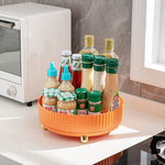 Plateau tournant de rangement multifonctionnel eprolo, petit tourne-disque rotatif pour organiser divers objets.