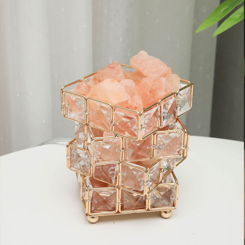 Lampe de table USB en cristal avec cube magique, lumière d'ambiance romantique, 3 couleurs, pour chambre ou bureau, marque eprolo