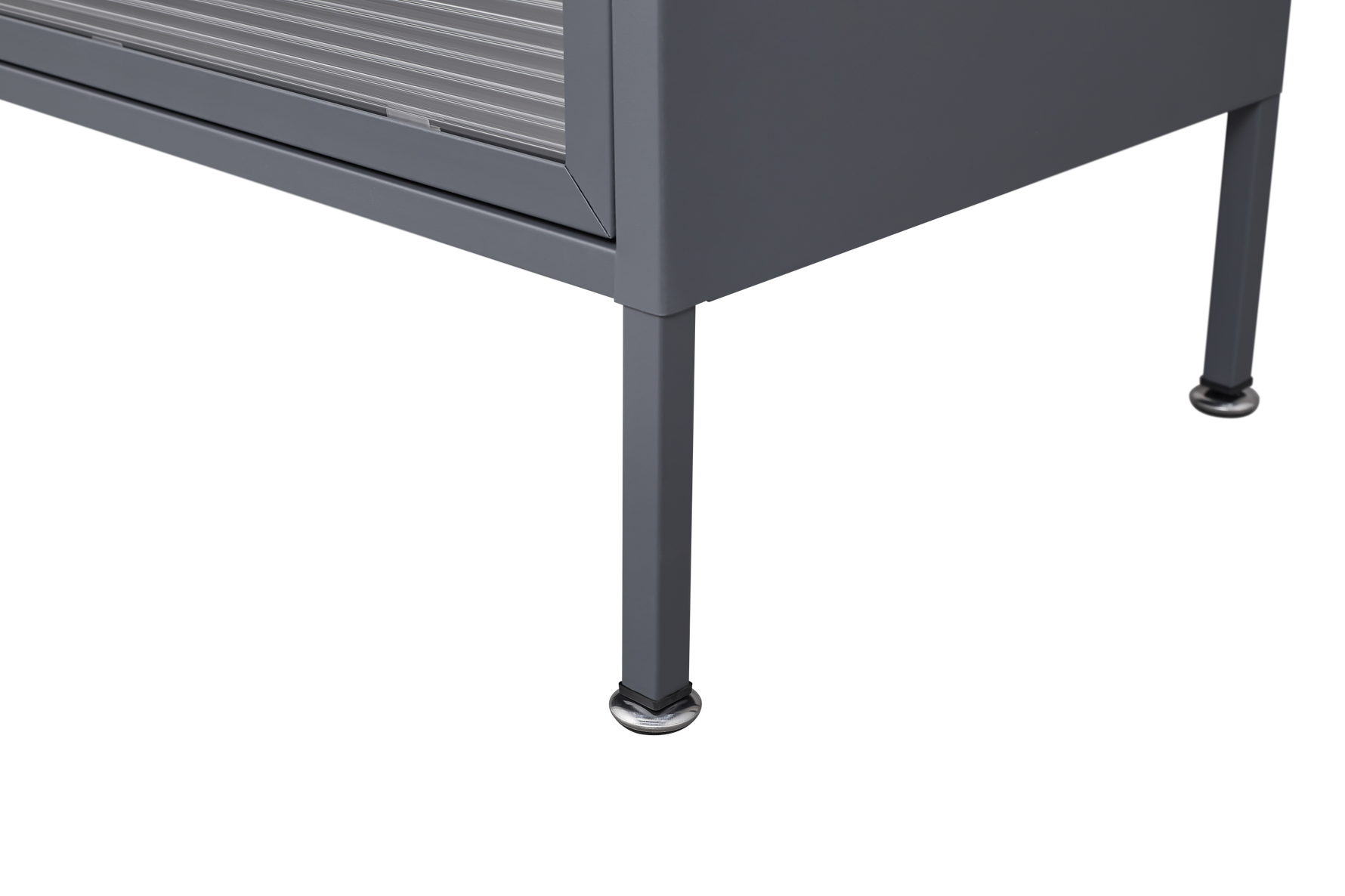 Étagère de rangement de cuisine eprolo à 3 niveaux, armoire de stockage pour placard ou cuisine, en métal noir.