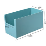 Boîte de rangement de cuisine en plastique eprolo pour vaisselle, stockage pratique dans un placard ou sur une table.