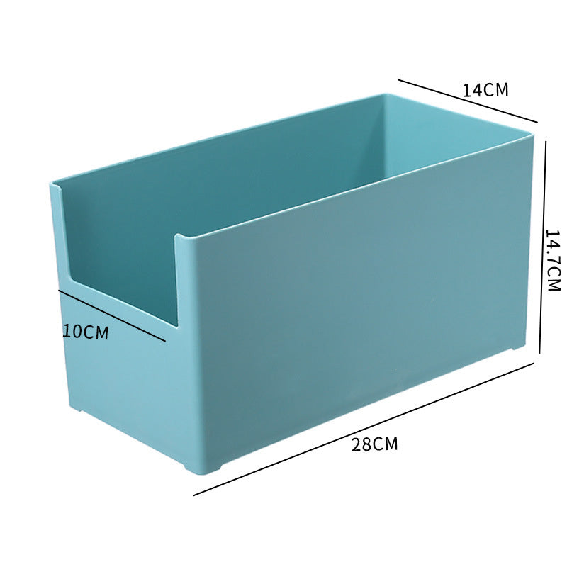 Boîte de rangement de cuisine en plastique eprolo pour vaisselle, stockage pratique dans un placard ou sur une table.