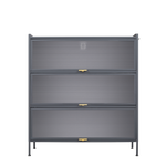Étagère de rangement pour cuisine eprolo avec trois niveaux, armoire de rangement pour pantry et rack de pâtisserie.