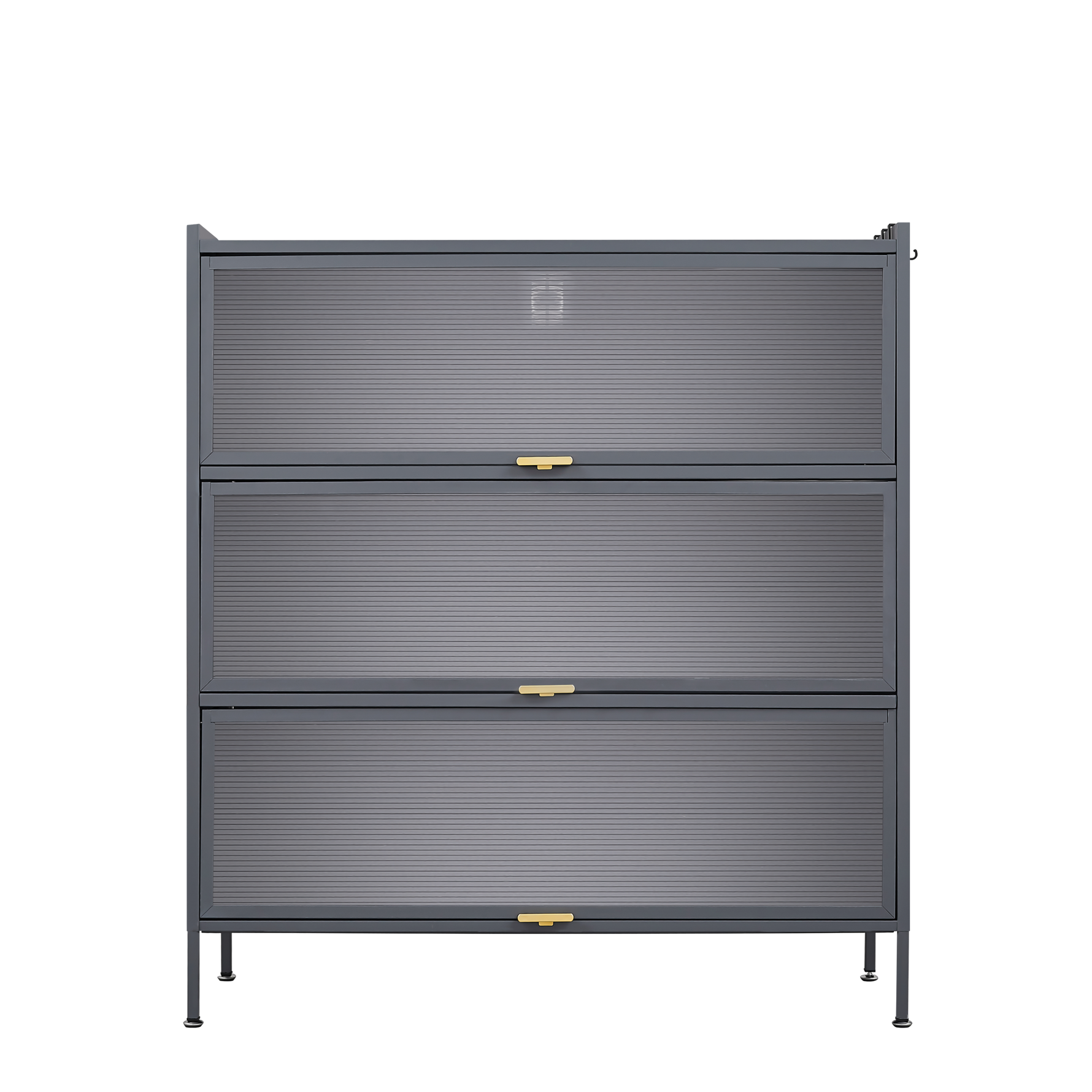 Étagère de rangement pour cuisine eprolo avec trois niveaux, armoire de rangement pour pantry et rack de pâtisserie.