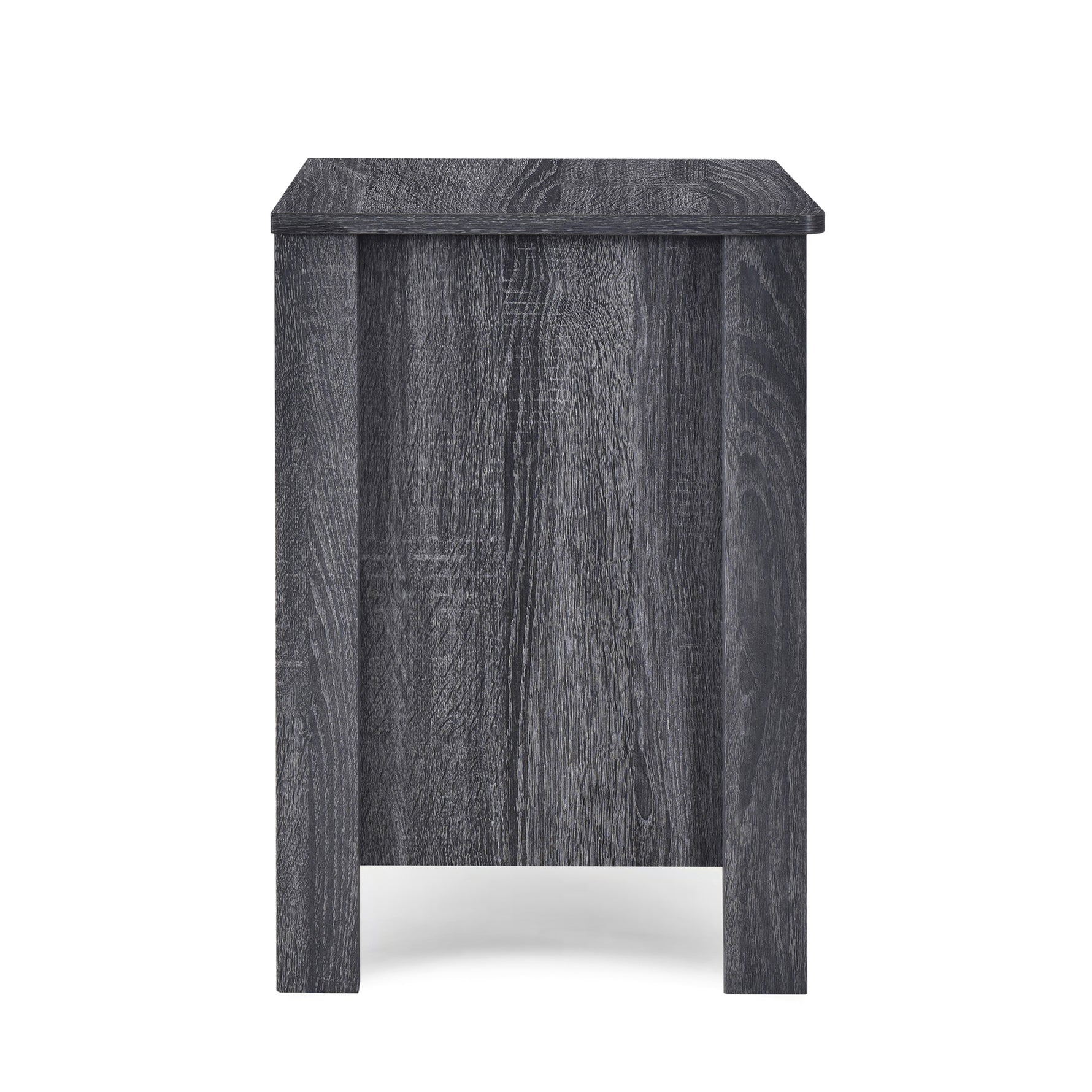 Table de nuit eprolo en bois avec tiroirs pour chambre à coucher, vue de face montrant le design moderne et la finition élégante.