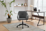 Chaise de bureau en velours eprolo avec roulettes, moderne pour salon, chambre ou bureau à domicile, siège élégant et confortable