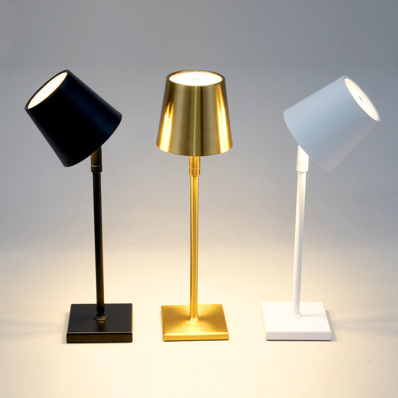Lampe de chevet en bois solide Eprolo, lampe de table rétro élégante avec chargeur sans fil, lumière simple et décorative.