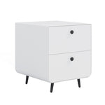 Meuble de nuit moderne eprolo en acier pour salon ou chambre avec espace de rangement élégant.
