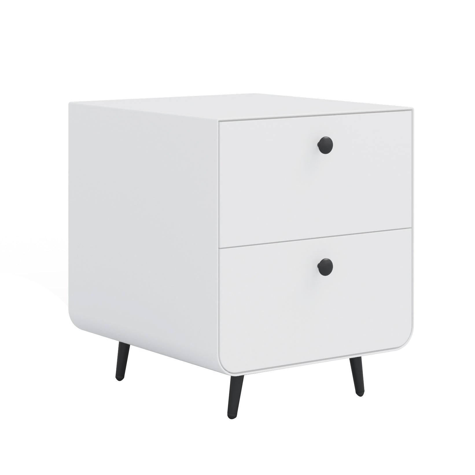 Meuble de nuit moderne eprolo en acier pour salon ou chambre avec espace de rangement élégant.