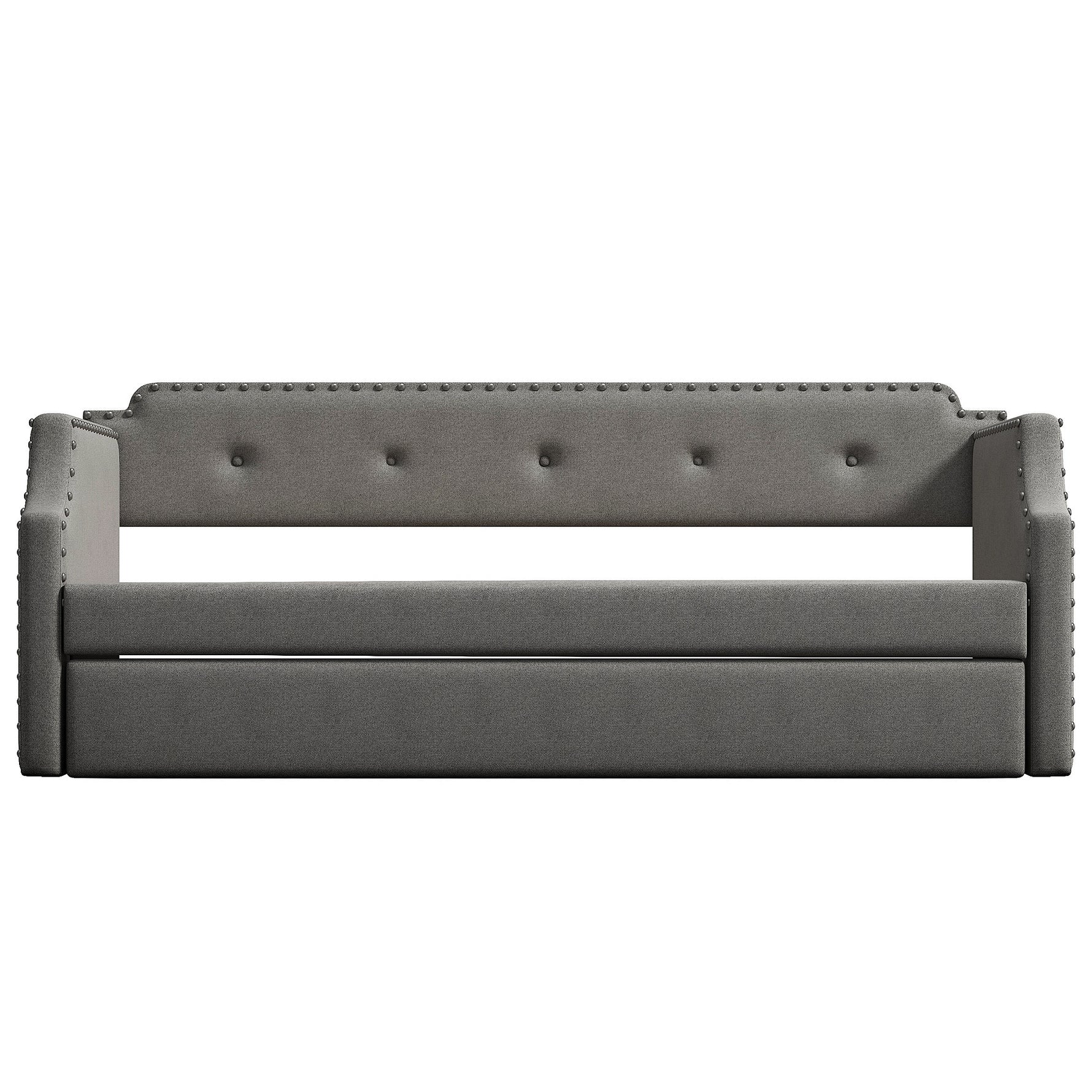 Canapé-lit rembourré avec tiroir de rangement, design élégant, matelas confortable, par eprolo, idéal pour salon ou chambre.