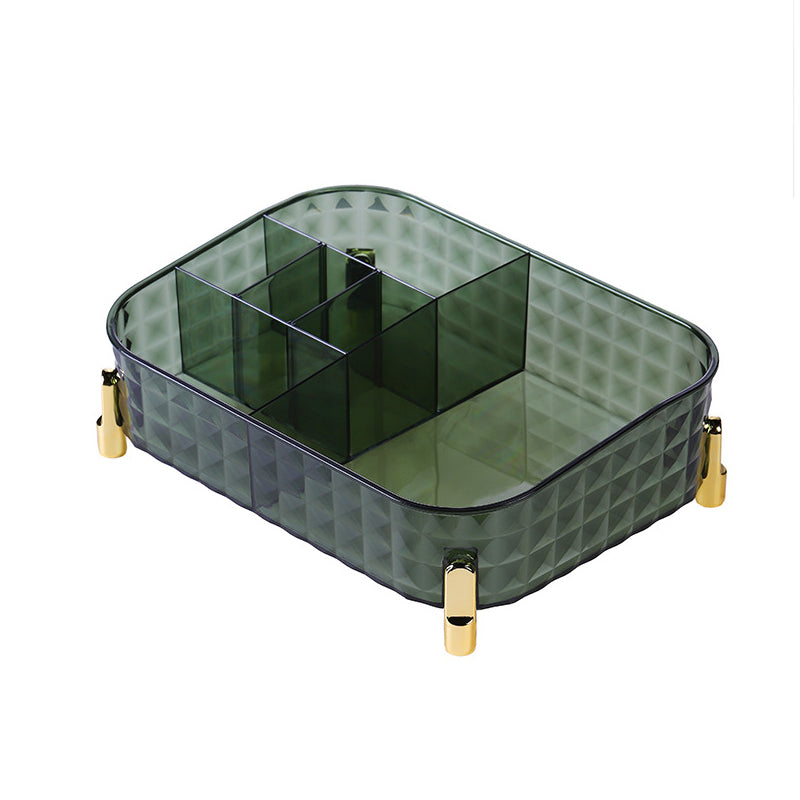 Boîte de rangement pour cosmétiques de bureau eprolo, organiser de petites fournitures de maquillage sur un bureau.