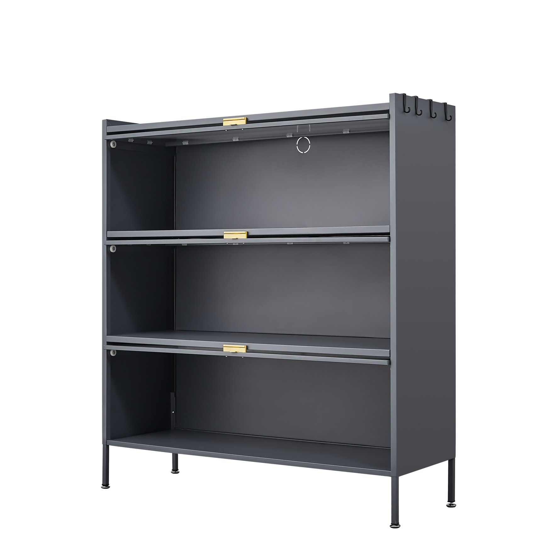 Étagère de rangement de cuisine à 3 niveaux eprolo, armoire de rangement pour cuisine et étagères de stockage pour épicerie