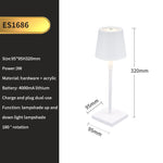 Lampe de table décorative en bois massif, lampe de nuit rétro et élégante avec chargeur sans fil Nordic Ins Log par eprolo