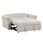 Canapé convertible en coussin souple U_STYLE eprolo, pour deux personnes, en position assise ou lit.