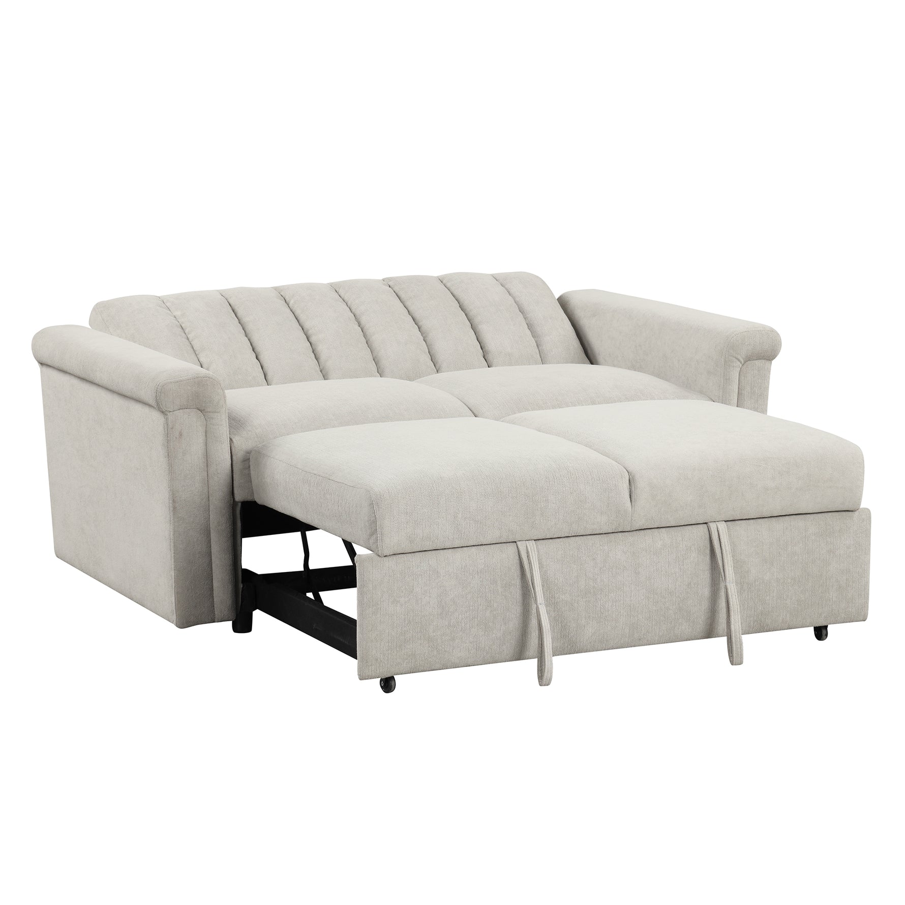 Canapé convertible en coussin souple U_STYLE eprolo, pour deux personnes, en position assise ou lit.
