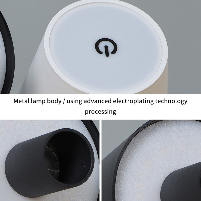 Lampe de table rechargeable en forme de champignon, lampe portable et créative pour ambiance de bar, marque eprolo