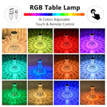 Lampe de table LED créative en forme de vase en cristal, lampe d'ambiance romantique pour chambre, marque eprolo