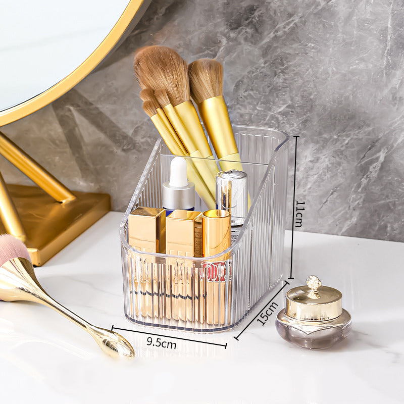 Boîte de rangement multi-grilles eprolo pour cosmétiques, organisateur de bureau ou de maquillage avec compartiments.