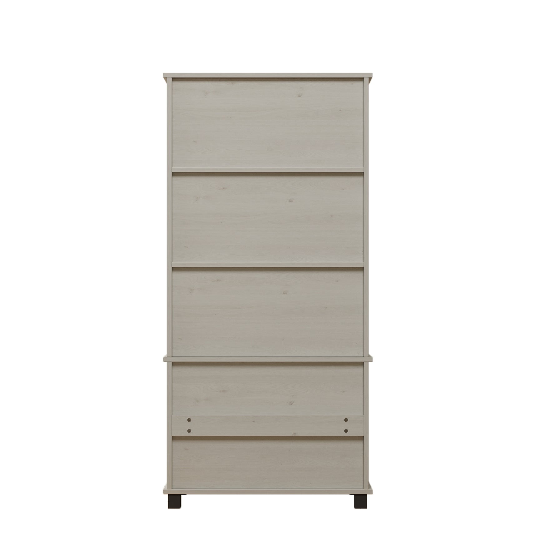 Armoires de cuisine eprolo, grande armoire de rangement antique blanche avec 2 tiroirs et 3 étagères.