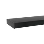 Table basse rectangle en verre noir de style moderne par eprolo, avec surface claire, idéale pour salon et mobilier contemporain