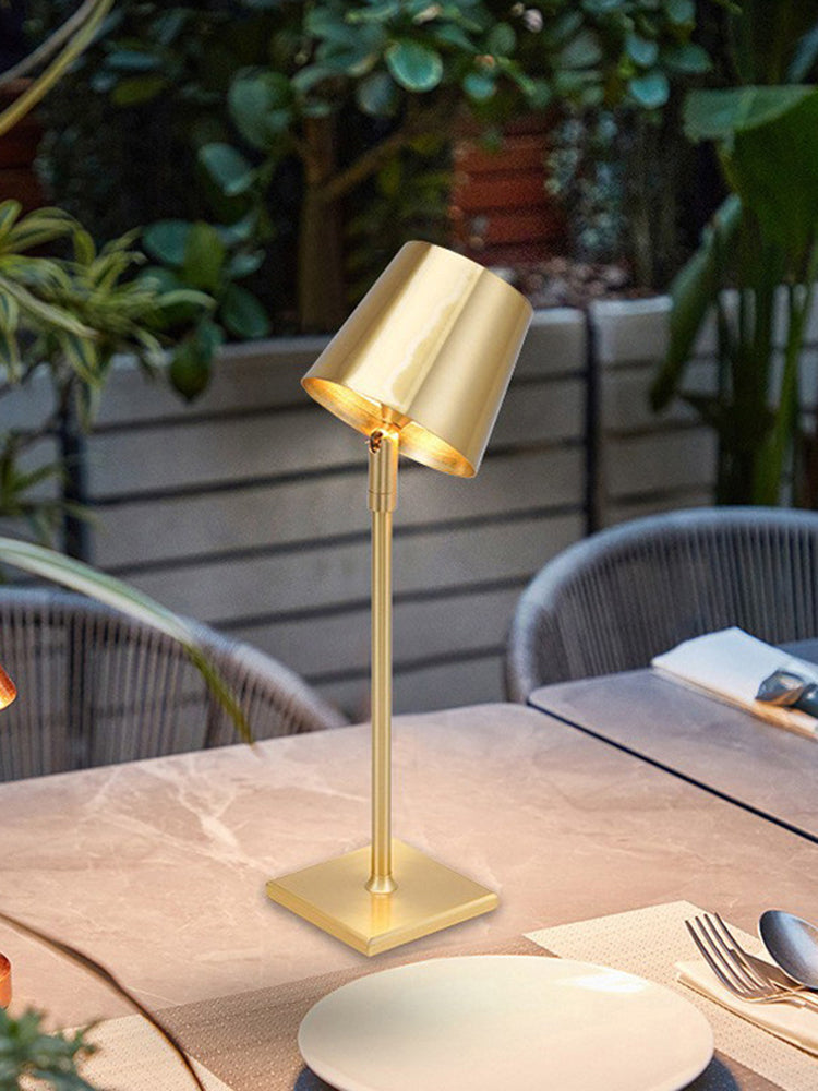 Lampe de chevet en bois massif avec design rétro, fonction de charge sans fil et lumière douce, marque eprolo.