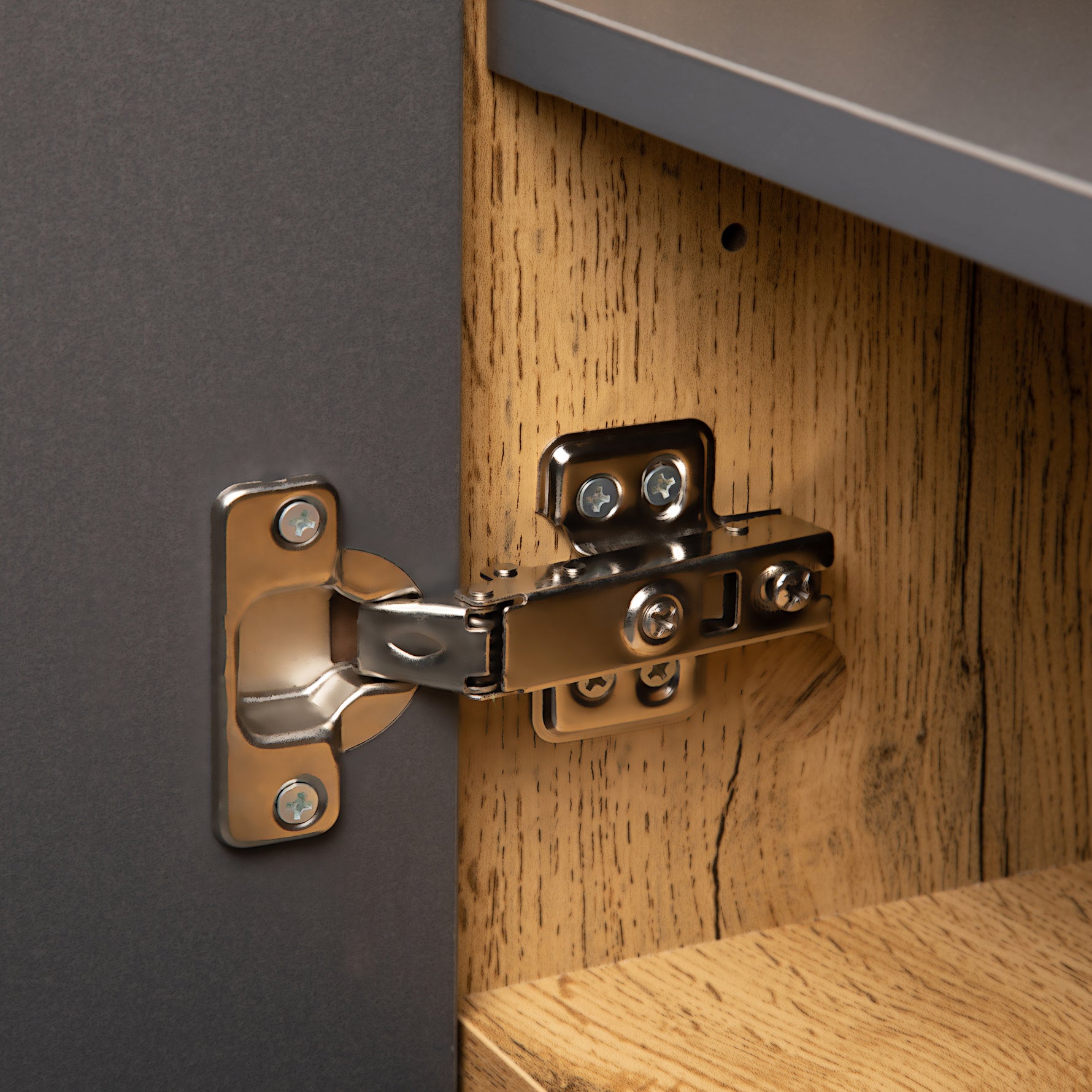 Meuble TV moderne eprolo pour téléviseur 80 pouces avec double espace de rangement, en bois élégant et design contemporain.