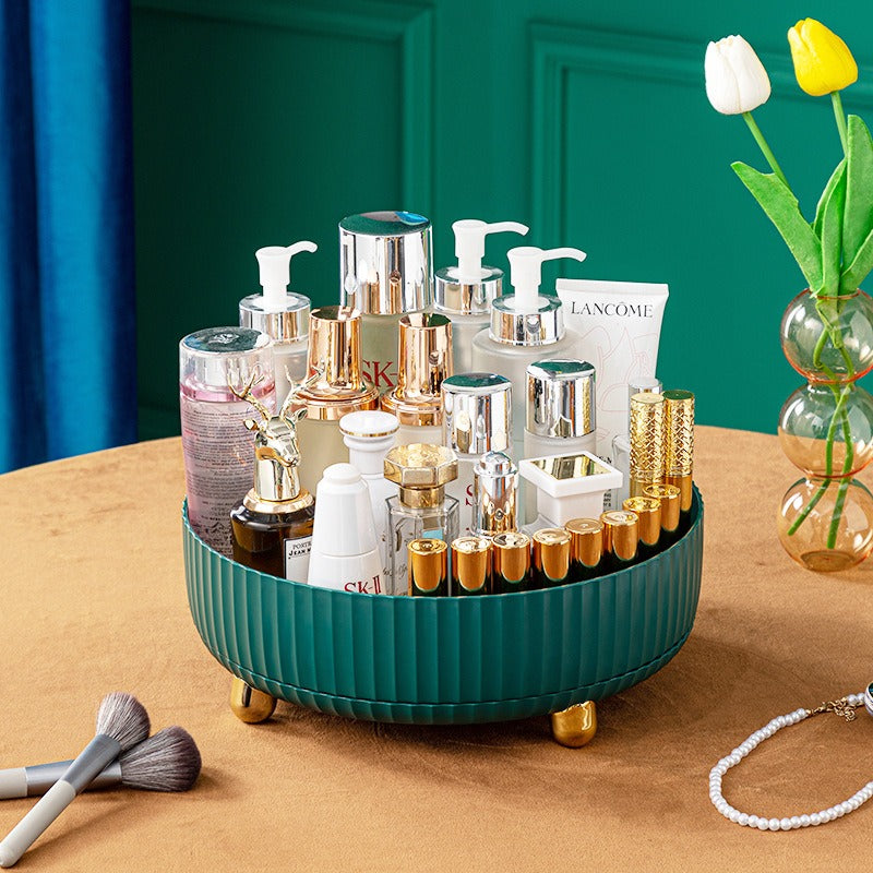 Plateau tournant de rangement eprolo, petit et multifonctionnel, idéal pour organiser les objets dans votre maison ou bureau.