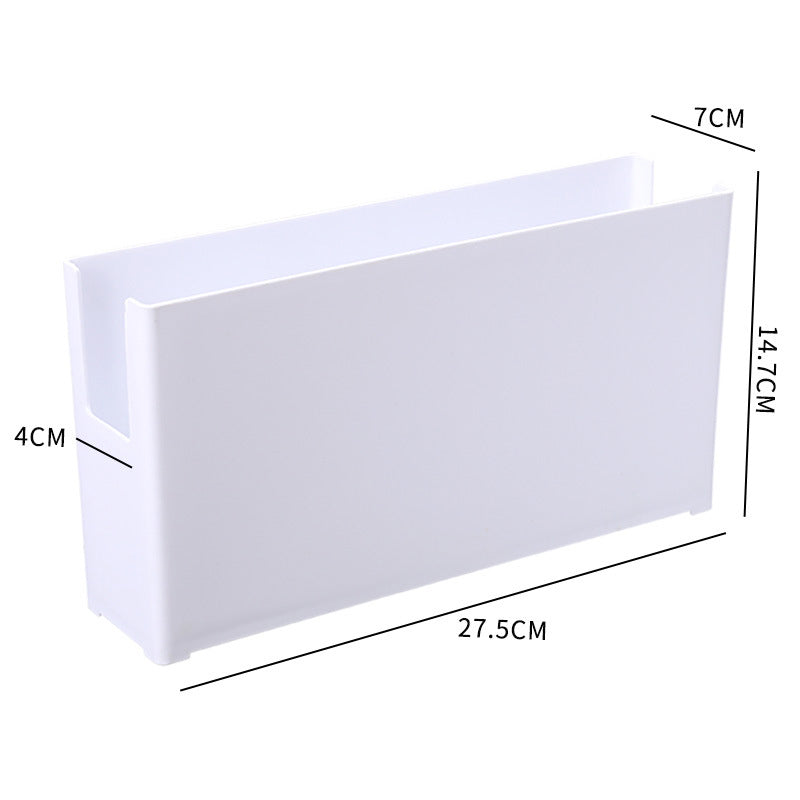 Boîte de rangement pour cuisine eprolo en plastique, idéale pour stocker la vaisselle dans un placard ou sur une table.