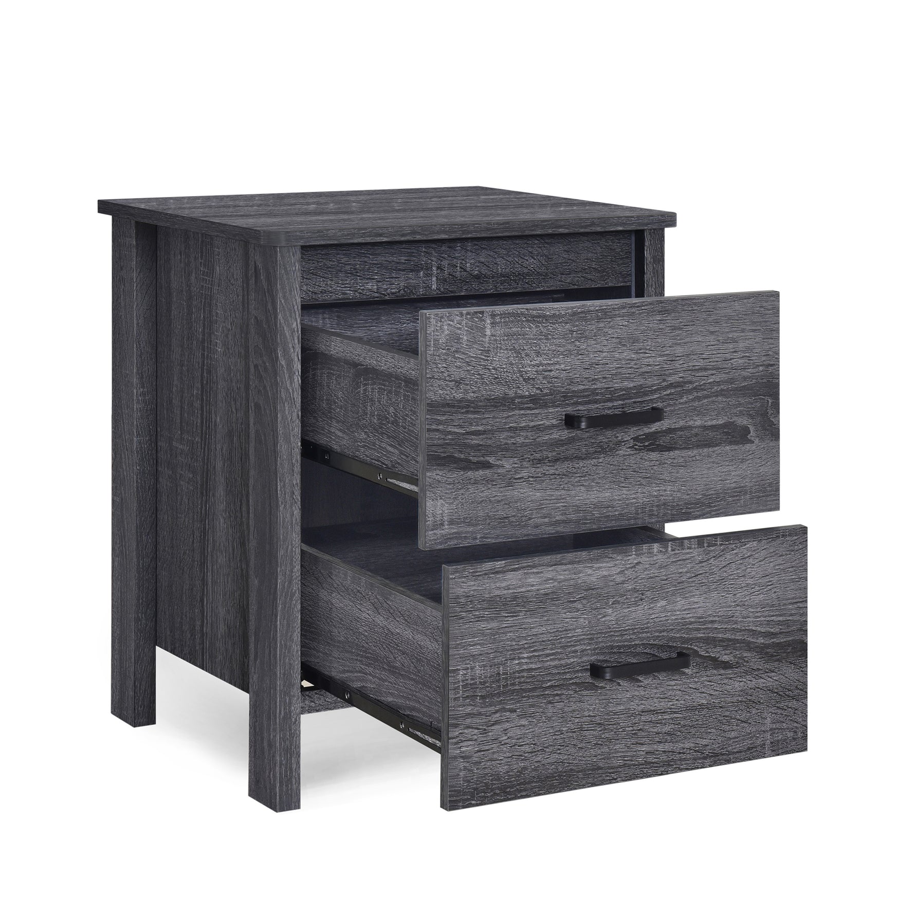Table de nuit eprolo élégante avec finition en bois clair et espace de rangement pratique.