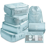 Ensemble de 7 sacs de voyage eprolo pour organiser vêtements, sacs de rangement pour bagages, sacs de classification en tissu.
