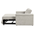 Canapé convertible en coussin souple U_STYLE d'eprolo, avec espace pour deux personnes, en tissu confortable et moderne.