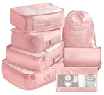 Set de 7 sacs de rangement pour voyage eprolo, sacs de classification pour vêtements et bagages, organisation pratique lors des déplacements.