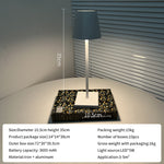 Lampe de table rétro rechargeable USB eprolo pour ambiance, étude ou salon, lampe de chevet, protection des yeux, extérieur ou intérieur.