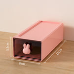 Boîte de rangement en plastique eprolo avec plusieurs tiroirs pour stockage de bureau ou maison, grande capacité et organisation pratique.