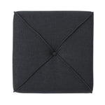 Pouf Ottoman eprolo en tissu gris clair, design moderne et confortable, idéal pour le salon ou la chambre.