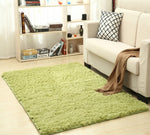 Tapis shag en soie et laine eprolo, tapis d'intérieur moderne et doux pour salon, chambre ou nurserie, texture confortable.