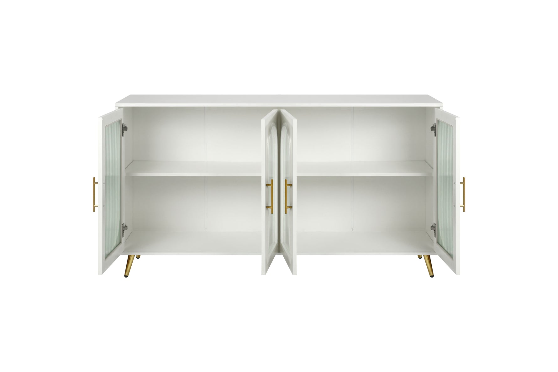 Meuble TV pour écran de 65 pouces, support moderne de la marque eprolo, avec rangement élégant et surface en bois.