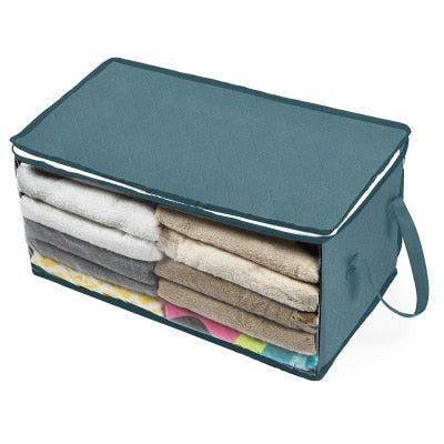 Pochette de rangement pliable eprolo pour literie, vêtements et accessoires, avec tissu non-tissé, Dustproof et pratique pour l'armoire