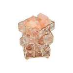 Lampe de table USB en cristal avec cube magique, éclairage d'ambiance romantique à trois couleurs, lampe de nuit pour chambre.