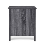 Table de nuit eprolo en bois avec tiroirs, style moderne, surface lisse et design épuré, visible dans l'image.